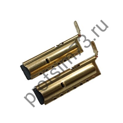 218-0205 Щетки 12,5*5*35мм в металлическом корпусе (комплект 2шт)
