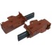 218-0220 Щетки Electrolux (5*12,5*32) контакт слева 481281719418, 481281729602, 49000466, 49028931 (в корпусе-46,5мм) CAR004UN (2шт)