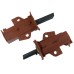 218-0220 Щетки Electrolux (5*12,5*32) контакт слева 481281719418, 481281729602, 49000466, 49028931 (в корпусе-46,5мм) CAR004UN (2шт)