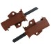 218-0220 Щетки Electrolux (5*12,5*32) контакт слева 481281719418, 481281729602, 49000466, 49028931 (в корпусе-46,5мм) CAR004UN (2шт)