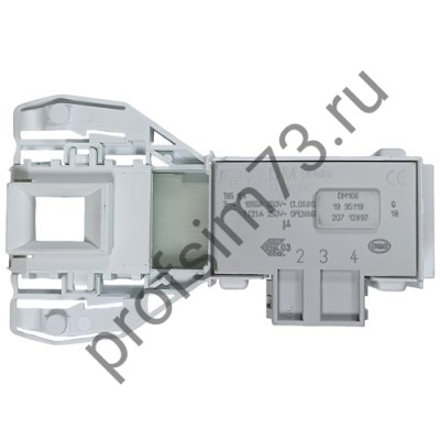 212-0171 Замок люка ROLD DA066042 (3 контакта) INDESIT (крепление клипса) 482000089312, 085194 (DM166143) INT006AR