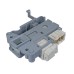 212-0176 Замок люка INDESIT 254755 тип DL-S2 (серая) , INT013ID