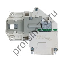 212-0322 Замок люка ZANUSSI (4 контакта) 12403491/1 (50226736002) INT005ZN