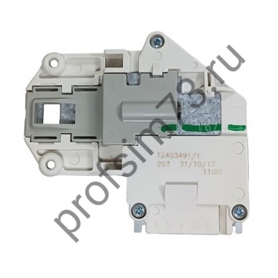 212-0322 Замок люка ZANUSSI (4 контакта) 12403491/1 (50226736002) INT005ZN
