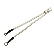220-0048 Термопредохранитель  RF 120°, 16А/250v (D-6мм/7мм, L-15мм, общая длина-11,5см)