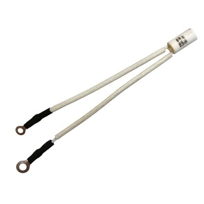 220-0048 Термопредохранитель  RF 120°, 16А/250v (D-6мм/7мм, L-15мм, общая длина-11,5см)