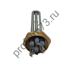 241-0030 Блок-тэн 2kw (d резьбы-41мм) с трубкой под термостат, 220v, L-155мм