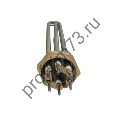 241-0065 Блок-тэн 3kw (D резьбы-57мм) c трубкой под термостат, 220v, L-250мм