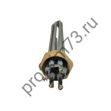 241-0175 Блок-тэн 6kw (D резьбы-47мм) с трубкой под термостат,  220v, L-255мм
