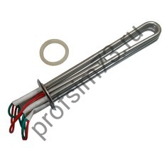 241-1100 Блок-тэн 6kw (380v) d фланца- 37мм (L-260мм) нержавейка