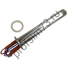 241-1180 Блок-тэн 9kw (380v) d фланца-64мм (L-300мм) нержавейка