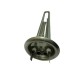220-1116 Тэн 1300W RF TW (нержавейка) PREMIUM AISI 316L под анод М4, 3170451, WTH003TX 