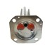 220-1312 Тэн в/н HAIER 1500w, 230v (фланец-квадрат 9см*9см) клеммы, под анод М6, 150834