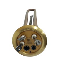 220-1812 Тэн 2000W THERMOWATT фланец -64мм, RF, медь, под анод M4, клеммы под винт  3402205