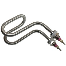 220-8530 Тэн к водонагревателю 2000W, 220V универсальный (L-120мм, Dрезьбы-14см, расстояние м/у клеммами 40мм) г-образный