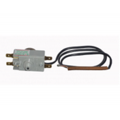 220-0171 Термостат защитный 105°С, 20А (WY-S105G) 1304F326B (100310) 4 контакта, вертикальные модели, капиллярный