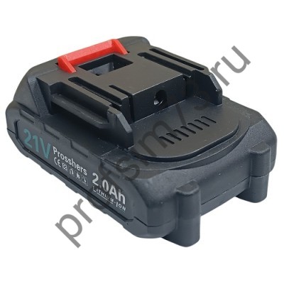 105-2020 Аккумулятор Li-ion 21v, 2А (однорядный) с индикацией заряда, подходит к Makita