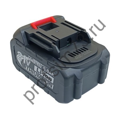 105-2024 Аккумулятор Li-ion 21v, 4-6А (двухрядный) с индикацией заряда, подходит к Makita