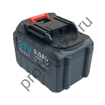 105-2027 Аккумулятор Li-ion 21v, 6-9А (трехрядный) с индикацией заряда, подходит к Makita