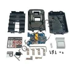 105-2030  Корпус Li-ion аккумулятора MAKITA BL1820 18V, 2A (на 5 эл-тов) в комплекте (плата+ винты+ пластины+ наклейки)