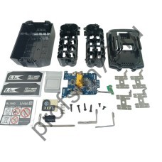 105-2040 Корпус Li-ion аккумулятора MAKITA BL1860 18V (на 10 эл-тов) в комплекте (плата+ винты+ пластины+ наклейки)