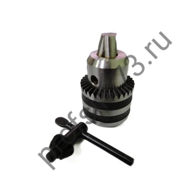 116-0030  Патрон 3-16мм, посадка М12*1,25 с ключом, металлический