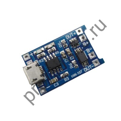 105-0029 Плата заряда HW-107 5V 1A с Micro USB
