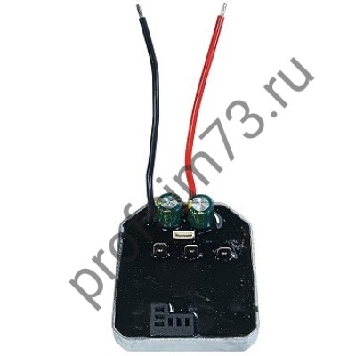 105-0261 Плата управления безщеточного шуруповерта 18v, 21v (без кнопки) 2 конденсатора