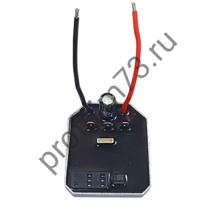 105-0263 Плата управления безщеточного шуруповерта 18v (1 конденсатор) корпус металл