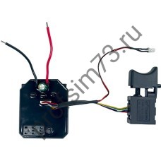 105-0265 Плата управления с выключателем 18v/21v для безщеточного шуруповерта Dayi 2106/169