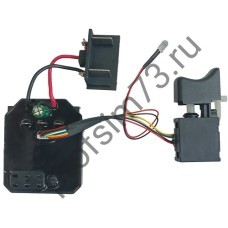 105-0266  Плата управления 18/21v  с выключателем и колодкой для безщеточного шуруповерта Dayi 2106/169