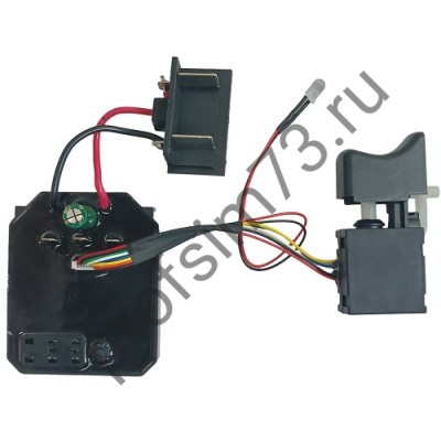 105-0266  Плата управления 18/21v  с выключателем и колодкой для безщеточного шуруповерта Dayi 2106/169