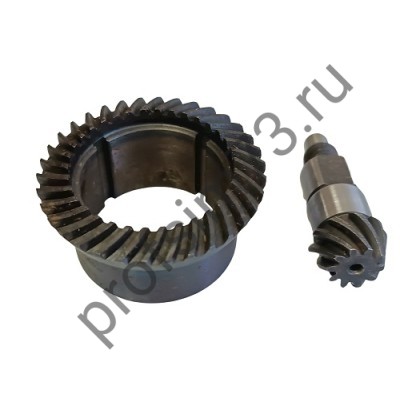 61-0030 Коническая пара 50*25*33, 34 зуба, 4 паза, L вала-48, 10 зубов