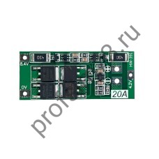 68-0060 Плата балансировки BMS Li-ion аккумуляторов (2S-4,2v/20А) 