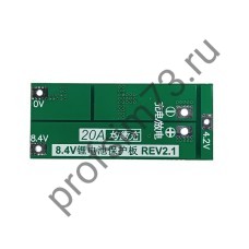 68-0060 Плата балансировки BMS Li-ion аккумуляторов (2S-4,2v/20А) 