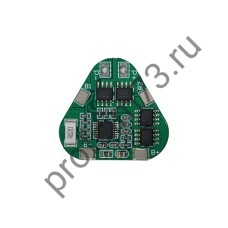 68-0110 Плата защиты BMS (HX-3S-03) Li-ion аккумуляторов 18650 (3S-11,1v, 12v, 12,6v/8A)