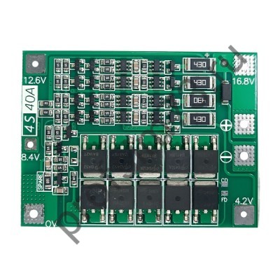 68-0160 Плата балансировки BMS LI-ION аккумуляторов (4S- 4,8v-16,8v/40A)