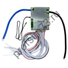 68-0250 Плата защиты SMART BMS  SP14S004 V1.3 (7s-14s, 24-48v/30A) Li-lon в сборе шлейф