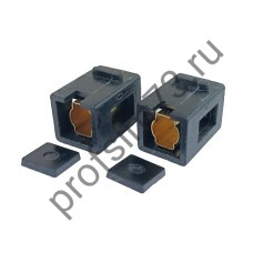 39-0011 Щеткодержатель под щетку 5*9мм, корпус 15*15мм , пара