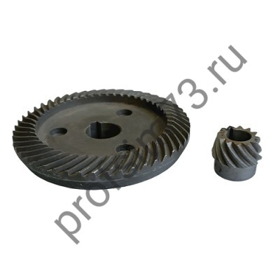 60-0050 Коническая пара УШМ КИТАЙ 2300 под шпонку (74*15/23*10) 44/12 зубов