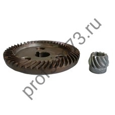 60-0165 Коническая пара ИНТЕРСКОЛ 2300, d- 75*15мм (49 зуб)  , d- 22*10мм (12 зуб)
