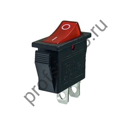 8-8101 Выключатель KCD3-10 (25*10мм) 20A/220v, узкий, 2 положения (2 контакта)
