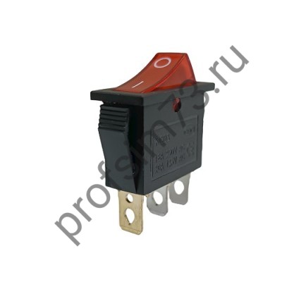 8-8102 Выключатель KCD3-101/N (25*10мм) 12/220v, узкий, 2 положения (3 контакта)
