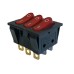 8-8108 Выключатель KCD3 15-20А тройной, 2 положения (9 контактов)
