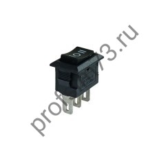 8-8145 Выключатель с фиксацией KCD11 (15*10мм) mini (3 позиции) 3А/ 250В  (3 контакта) 