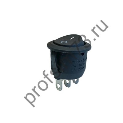8-8161 Кнопка 10А , круглая  (3 контакта)