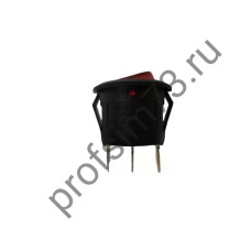 8-8162 Кнопка 10 А , круглая (3 контакта) с подсветкой