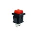8-8169 Выключатель нажимной квадратный 1A, 125V (2 контакта) без фиксации (15*15мм)
