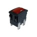 8-8170 Выключатель нажимной PS21-16 (20*15мм) с фиксацией 16A, 250V (4 контакта) 