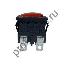 8-8170 Выключатель нажимной PS21-16 (20*15мм) с фиксацией 16A, 250V (4 контакта) 